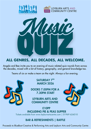 Music Quiz Night with Supper!