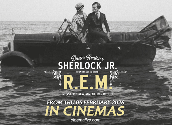 Cinema Live: R.E.M. X Buster Keaton's Sherlock Jr (U) (TBC)